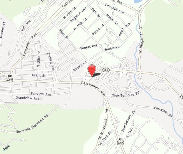 Location Map: 2901 Saint Lawrence Ave Reading, PA 19606