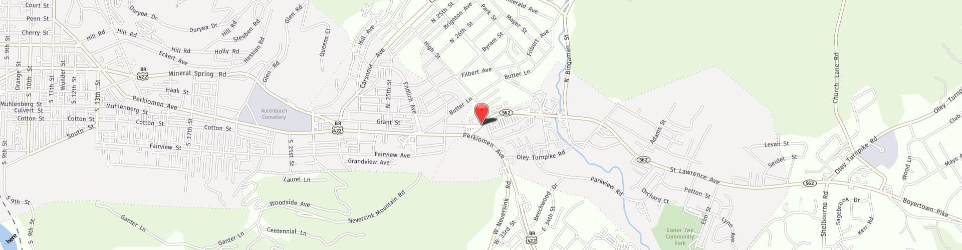 Location Map: 2901 Saint Lawrence Ave Reading, PA 19606